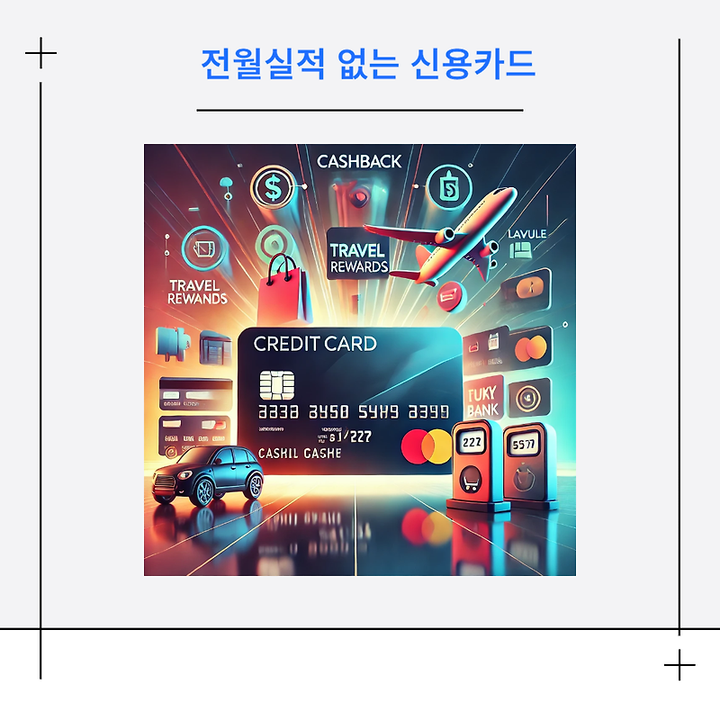 전월실적 없는 신용카드 정리