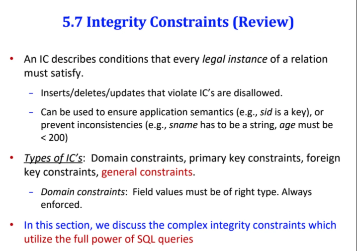 [database] Advanced SQL(Assertions, Triggers, Data Cube, and Pivoting ...