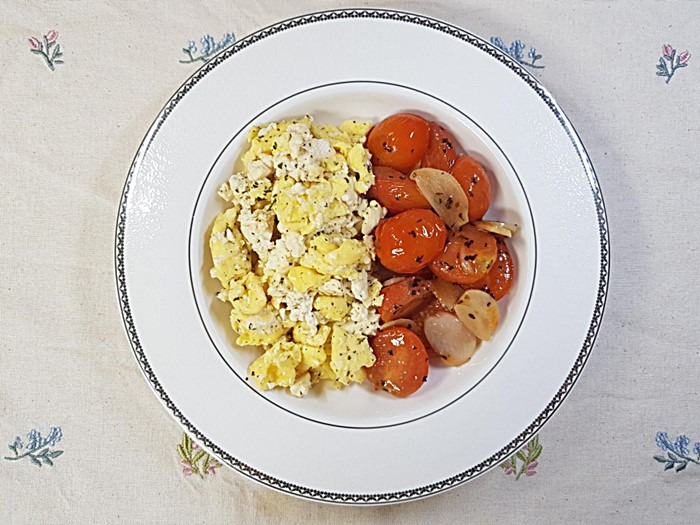 토마토 두부계란 볶음, 맛있게 가벼운 아침메뉴와 반찬 만들기