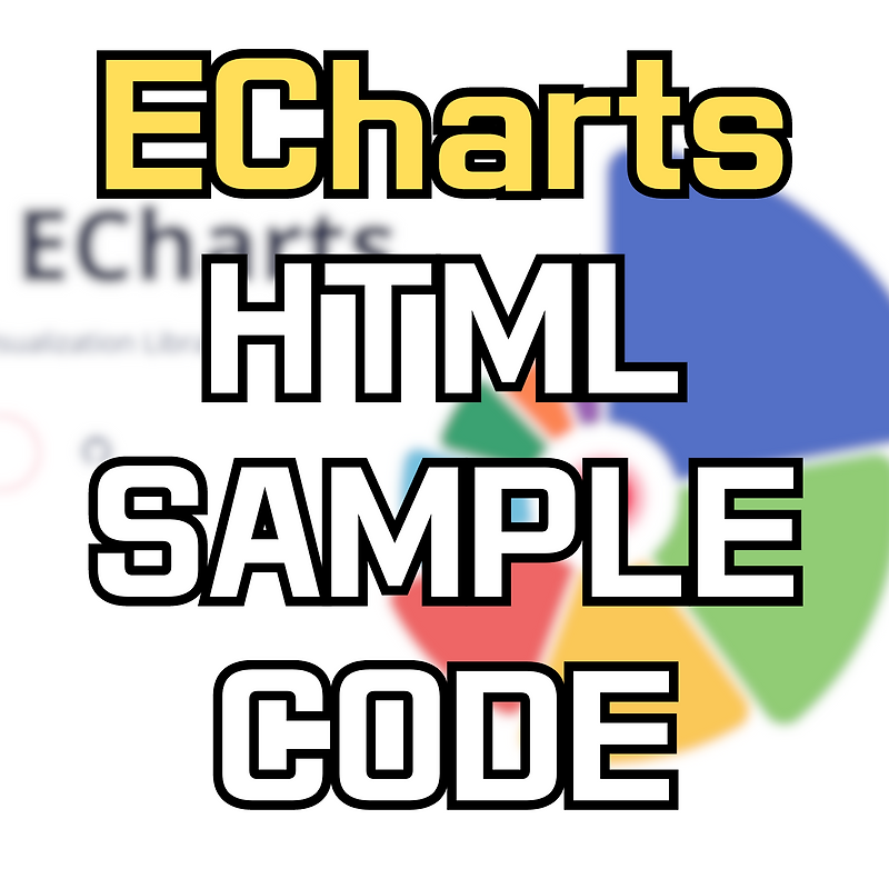 Echarts html sample code