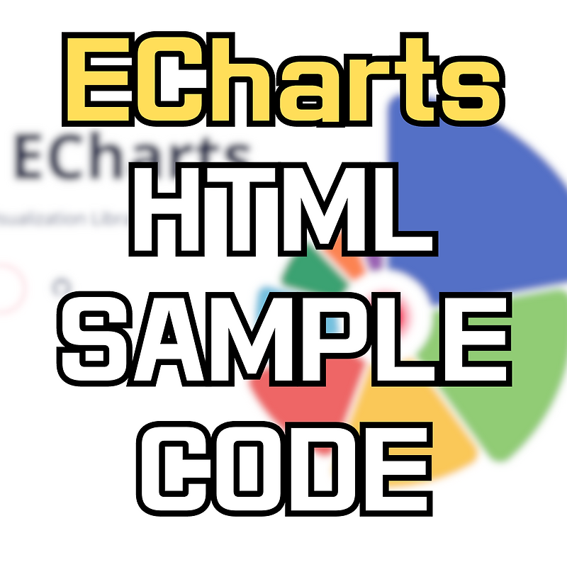 ECharts html sample code