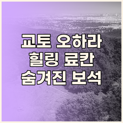 오하라 노 사토, 교토 숨겨진 보석 같은 료칸에서 힐링!