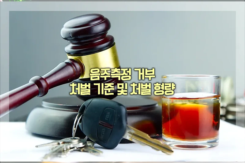 음주측정 거부 처벌 기준 및 처벌 형량