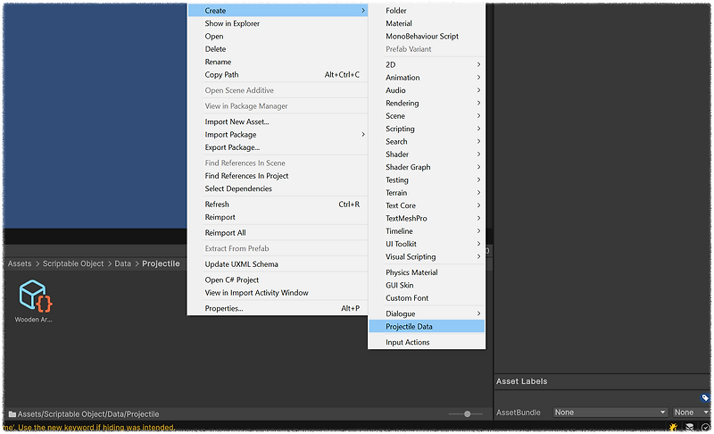 [Unity] Scriptable Object
