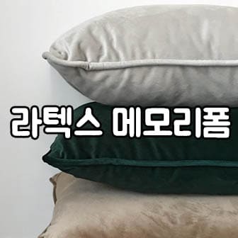 라텍스 메모리폼 다른점 차이 - 오백따리