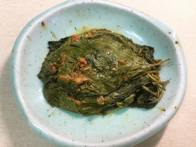 된장 깻잎찜. 밑반찬으로 최고네요.