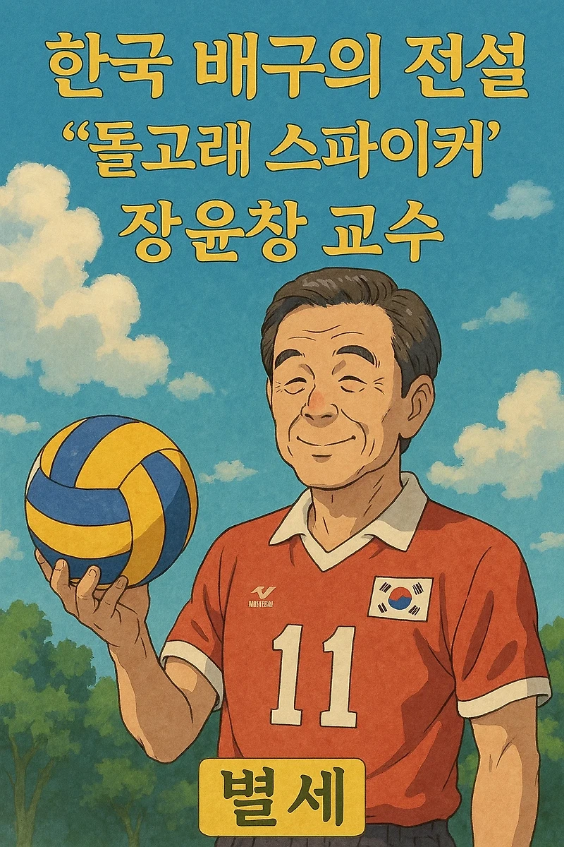 한국 <b>배구</b>의 <b>전설</b>, ‘돌고래 스파이커’ <b>장윤창</b> 교수 <b>별세</b>