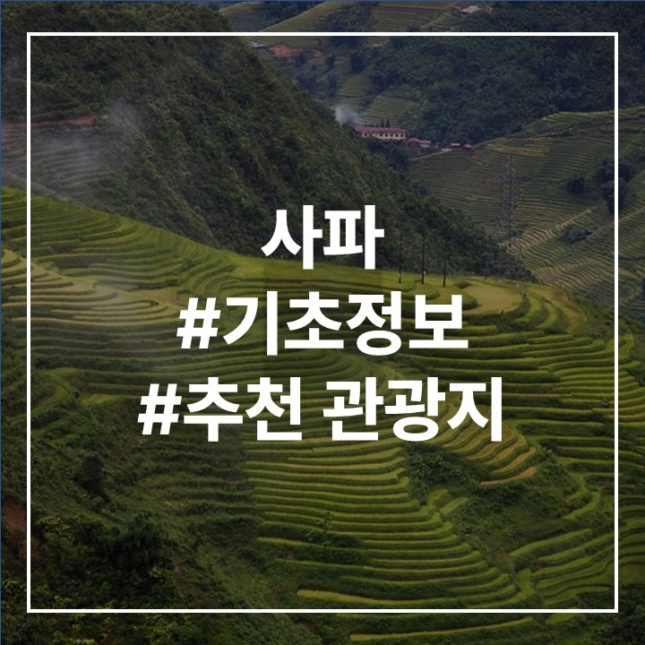 [해외여행] 베트남 사파 기초 여행 정보 및 추천 관광지