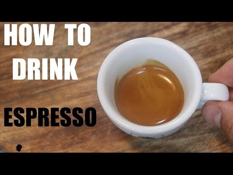 에스프레소 ( Espresso ) 마시는 방법 ( 이탈리아식 )