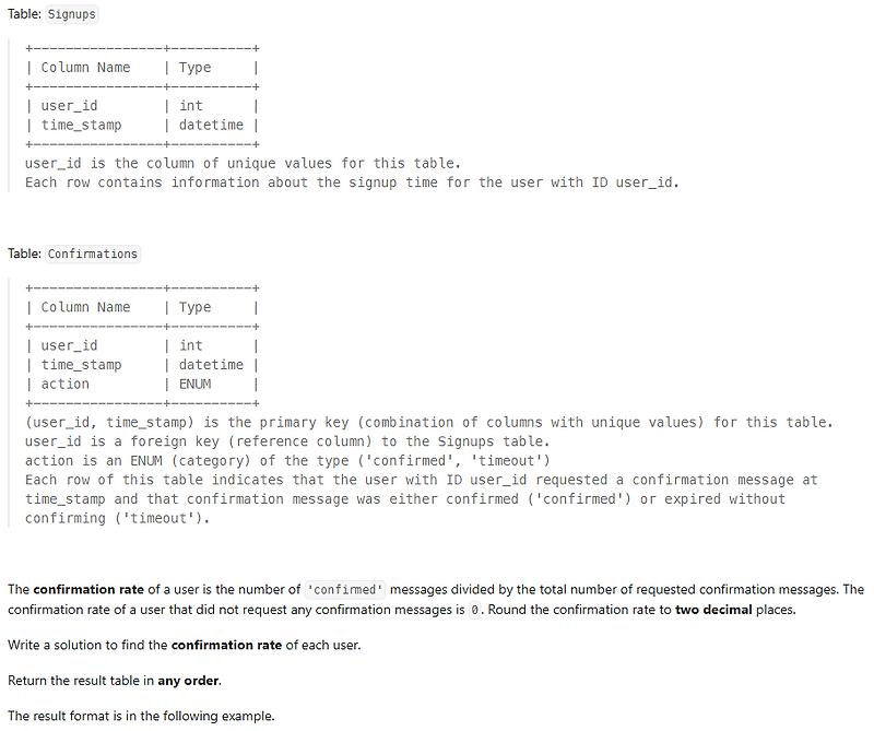 Codekata 81 confirmation rate