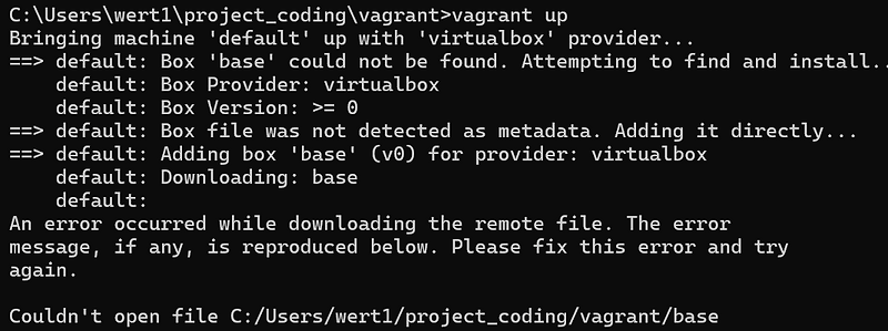 [Kubernetes] 윈도우에서 vagrant 설치하고 사용하기