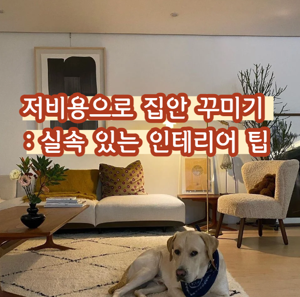 저비용으로 집안 꾸미기: 실속 있는 인테리어 팁