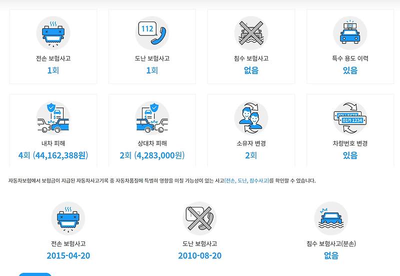 중고차 구매 시 사고 이력 조회와 침수 차량 조회 무료로 알아보는 방법(Feat. 카히스토리)