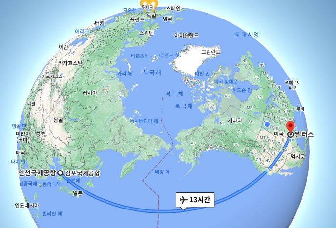 인천에서 미국 댈러스 공항 (DFW)으로 입국해서 환승할때 짐 다시 부치는 과정