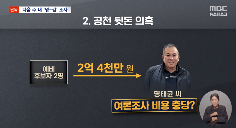 명태균, 창원의창 보궐선거, 전 <b>김영선 의원</b> 공천은 김건희씨의... 