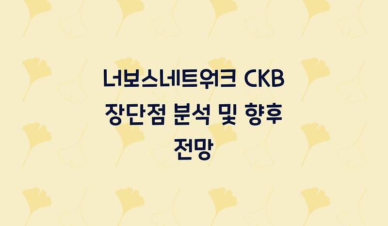 너보스네트워크 CKB 장단점 분석 및 향후 전망