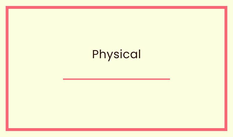 Physical 뜻,어원,동의어,유의어,반의어,관용구,예문