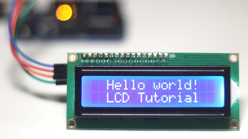 [Arduino] 시리얼 LCD 모듈 (Liquid Crystal Display)