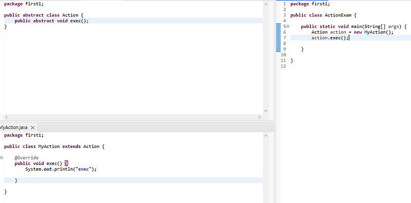 JAVA. 익명 클래스 / exception / throws / file 만들기, 쓰기, 읽어오기 / array