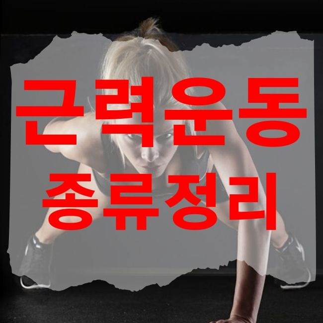 근력운동 종류 간단하고 쉬우니까 계속하게 되네