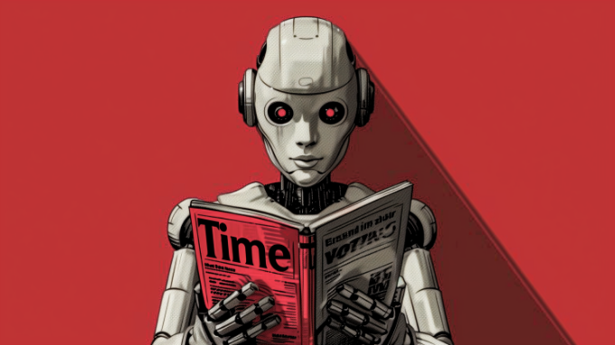 Time Magazine이 OpenAI 및 ElevenLabs와의 협력으로 AI와 미디어의 혁신적인 결합을 이루었습니다.