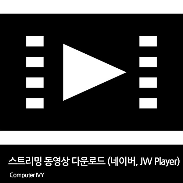 스트리밍 동영상 다운로드 (JW Player , 네이버 동영상)