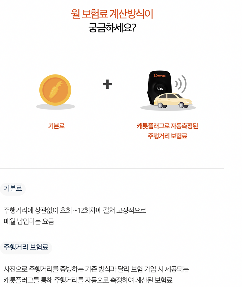 캐롯퍼마일자동차보험 준비할 때 어떻게