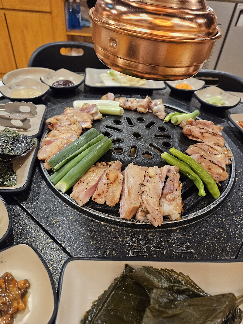 [평택 닭갈비] 깔끔한 숯불 닭갈비 팔각도