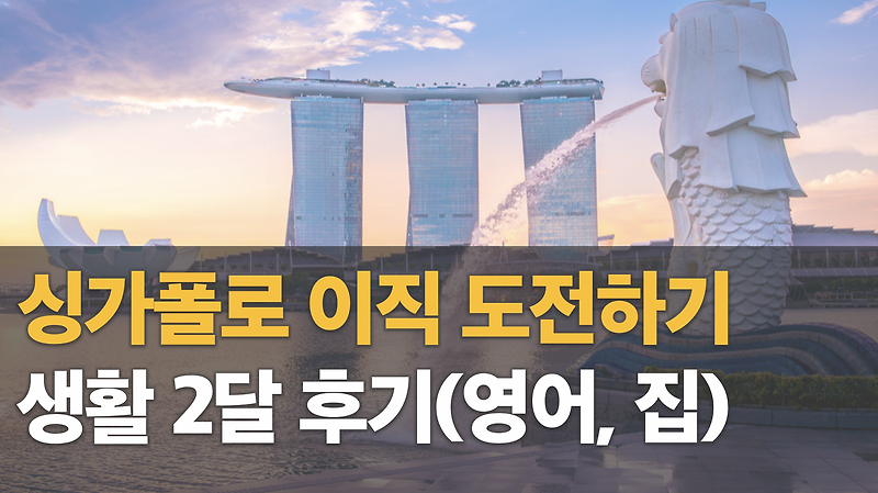 개발자 싱가폴로 이직하기 - 제23편 싱가폴 생활 2달 후기