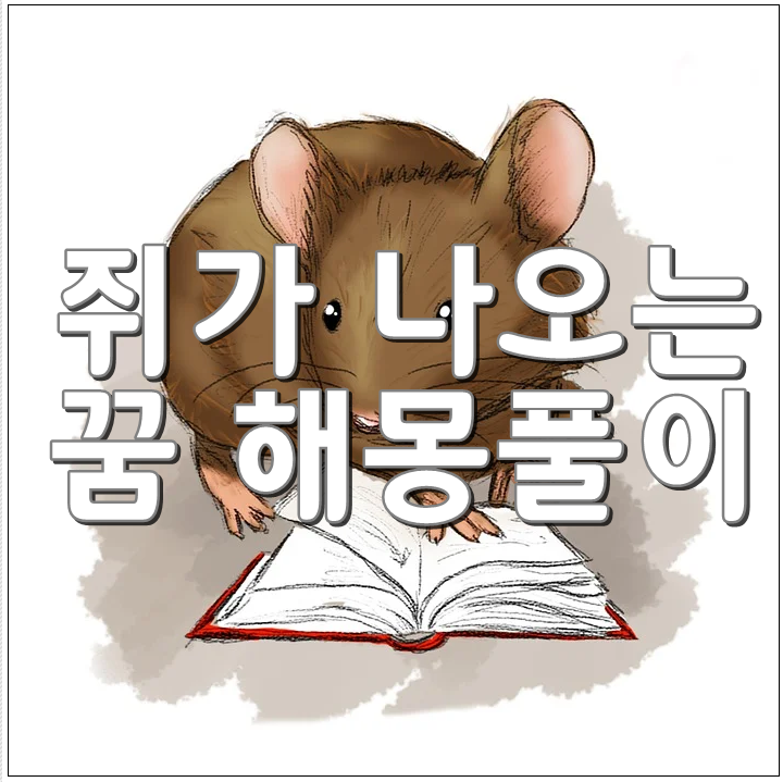 아이리스꿈해몽 :: 쥐 나오는 꿈 , 쥐를잡는꿈등 쥐에 대한 모든 상황별 정확한 해몽풀이