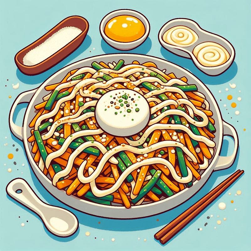 불닭볶음면 X ○○ = 미친 조합?!🔥 입 터지는 꿀맛 레시피 - 진미채 마요볶음 🦑