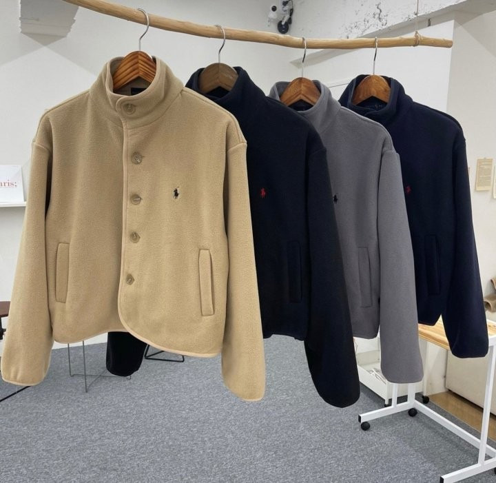 Polo 폴로 후리스 가디건