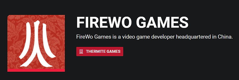 [게임사 소개] 중국 FireWo Games 게임스 개발한 the bustling world.