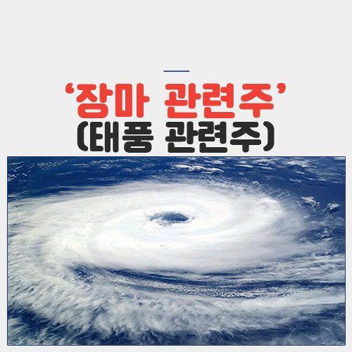 장마 관련주(태풍 관련주)