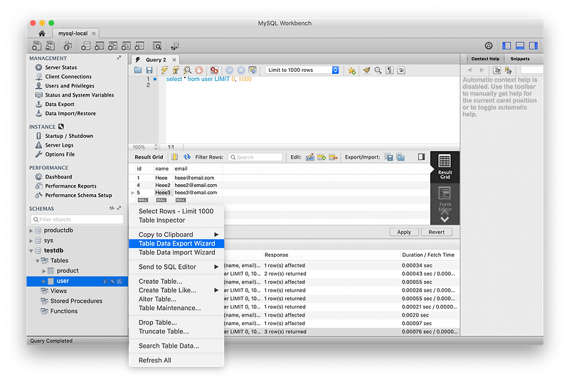  mysql workbench backup restore