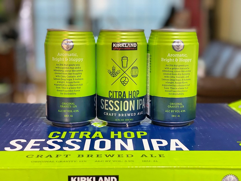 kirkland citra hop session ipa carbs