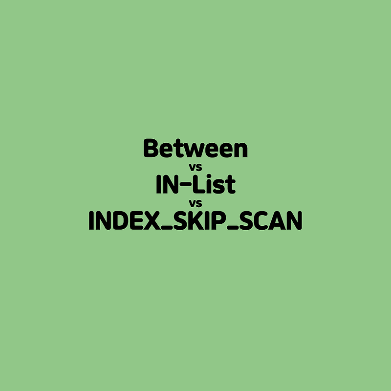 Index skip scan oracle что это