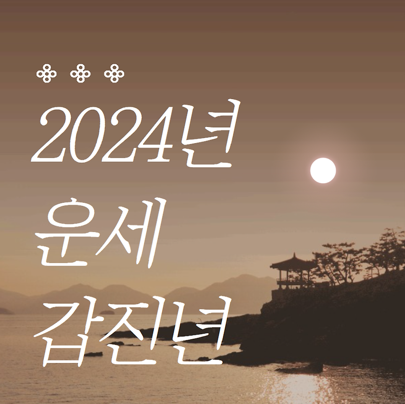 2024년 운세 (갑진년)