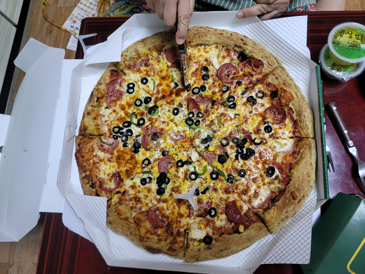 만락의 잡(雜)물관 :: 피자마루 점보 콤비네이션 피자