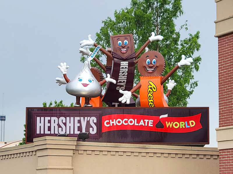 보스턴 1박2일 왕복에서 유일하게 들린 곳인 펜실베니아 허쉬초콜릿월드(Hershey's Chocolate World)