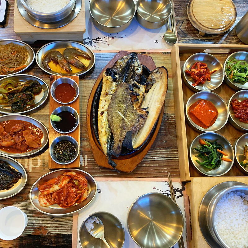 부안 변산반도 맛집 화덕 생선구이 전문 마식당 :: 벤콩부부 세상 데이트