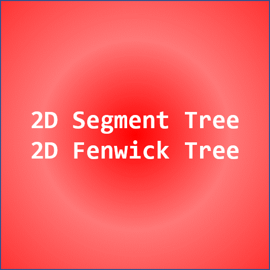161 2d segment tree 2d fenwick tree