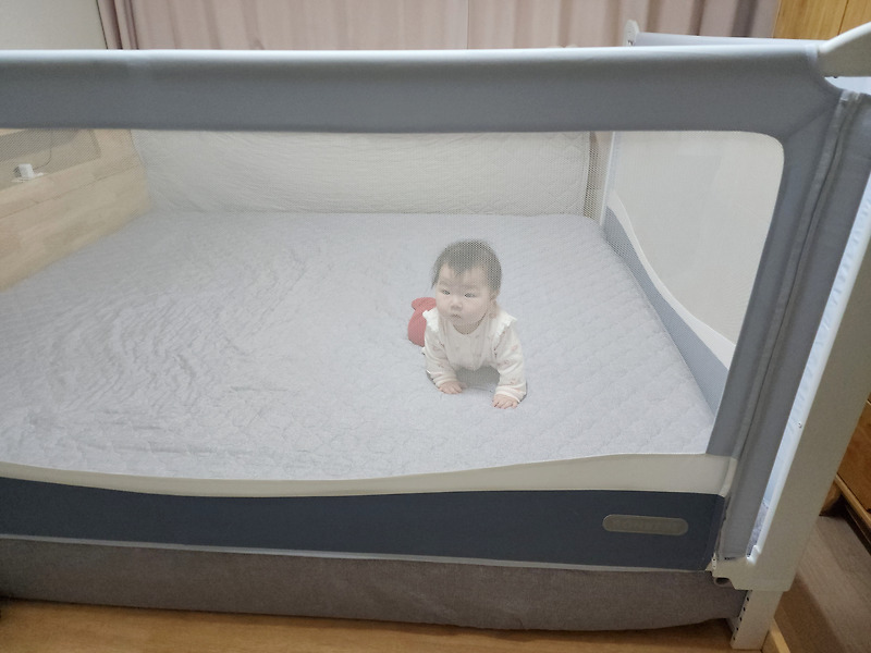 아기침대 가드 본베베 침대가드 불편한 점