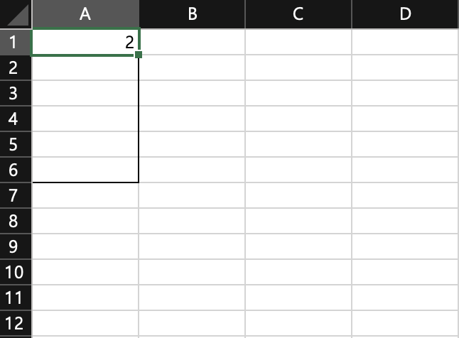 [Excel] 자동 채우기 사용 방법 (드래그, 단축키)