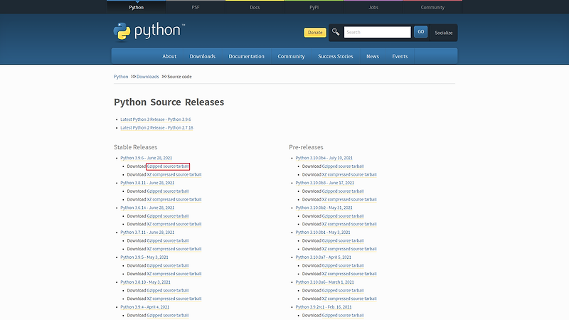 python linux