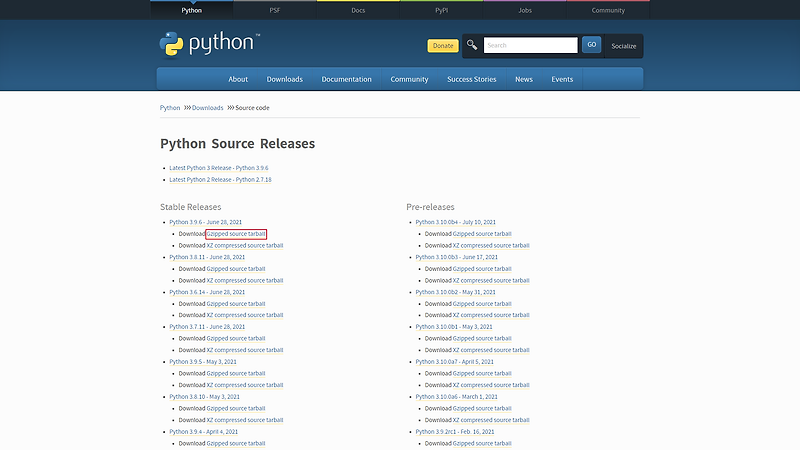 python install linux