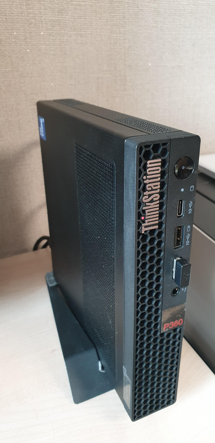 레노버 ThinkStation P360Tiny 워크스테이션 구입 개봉기