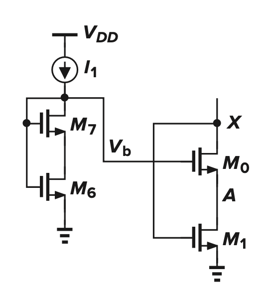 Sizing Biasing Circuit