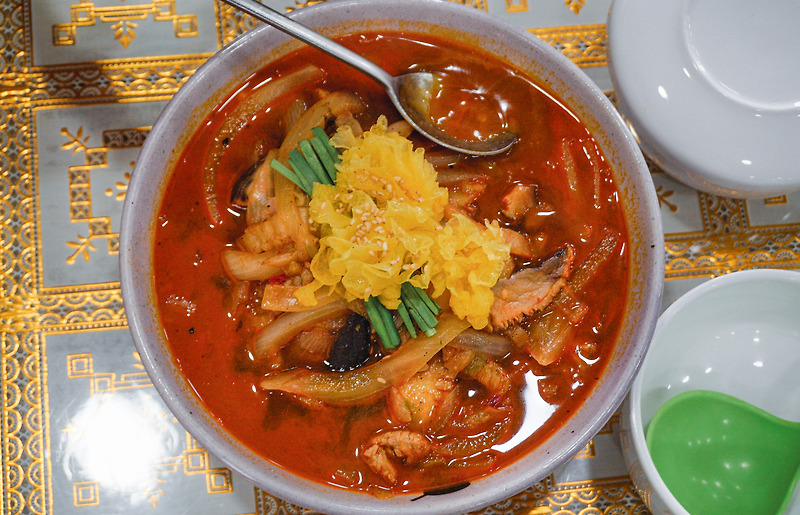 GeniusJW 원주 맛집 화미당 구워만든 짬뽕은 무슨맛일까?
