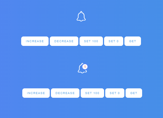 Notification badge(알림)
